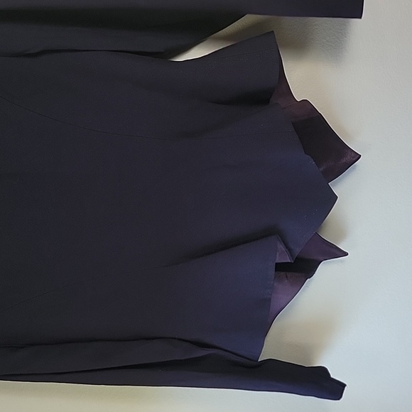 Vintage purple peplum style blazer - Picture 7 of 14